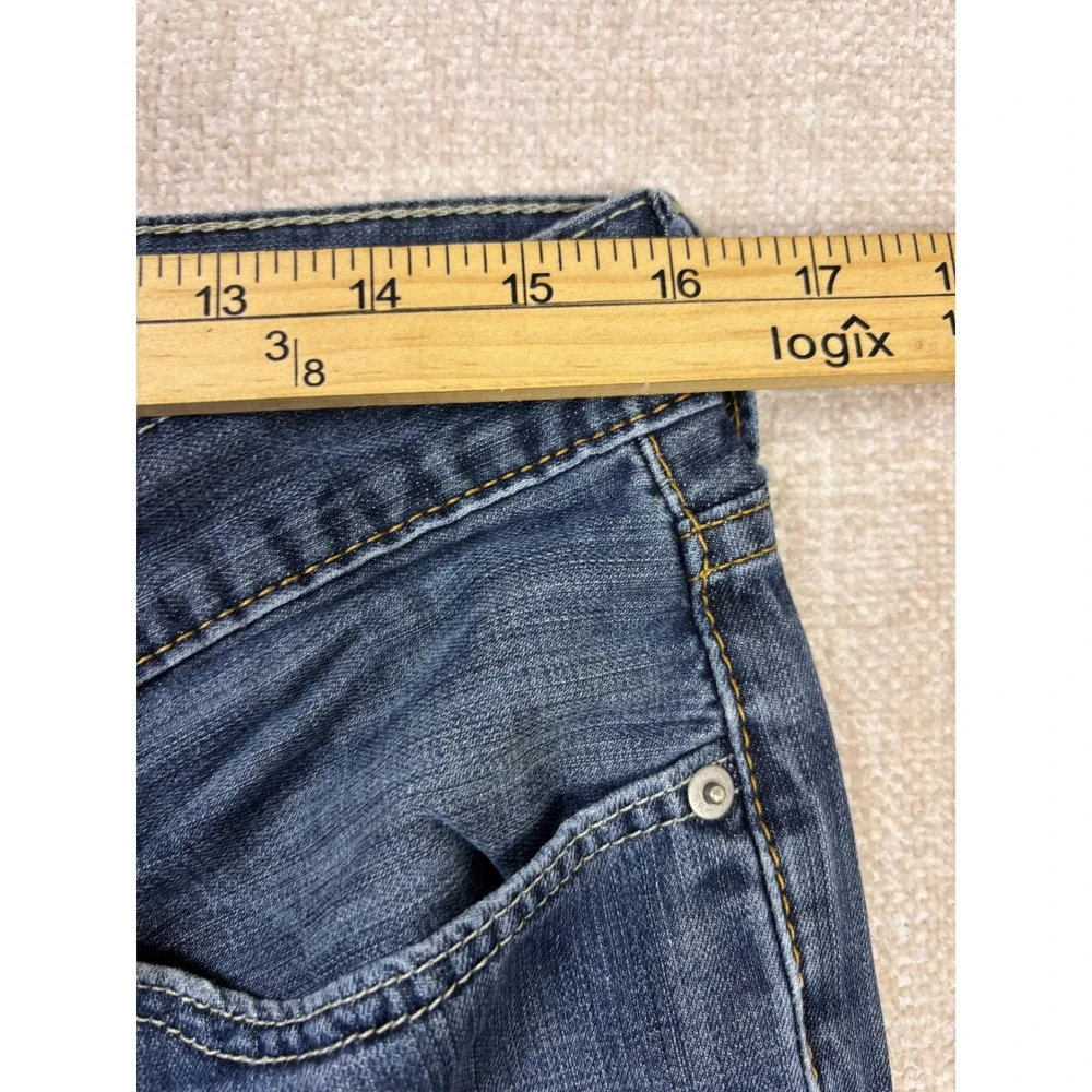 Levis 514 Straight Fit Mens Jeans Blue Medium Wash Denim 34x34